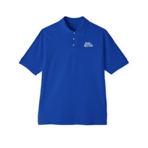 God Is Better! Logo - Right Side - Men's Piqué Polo